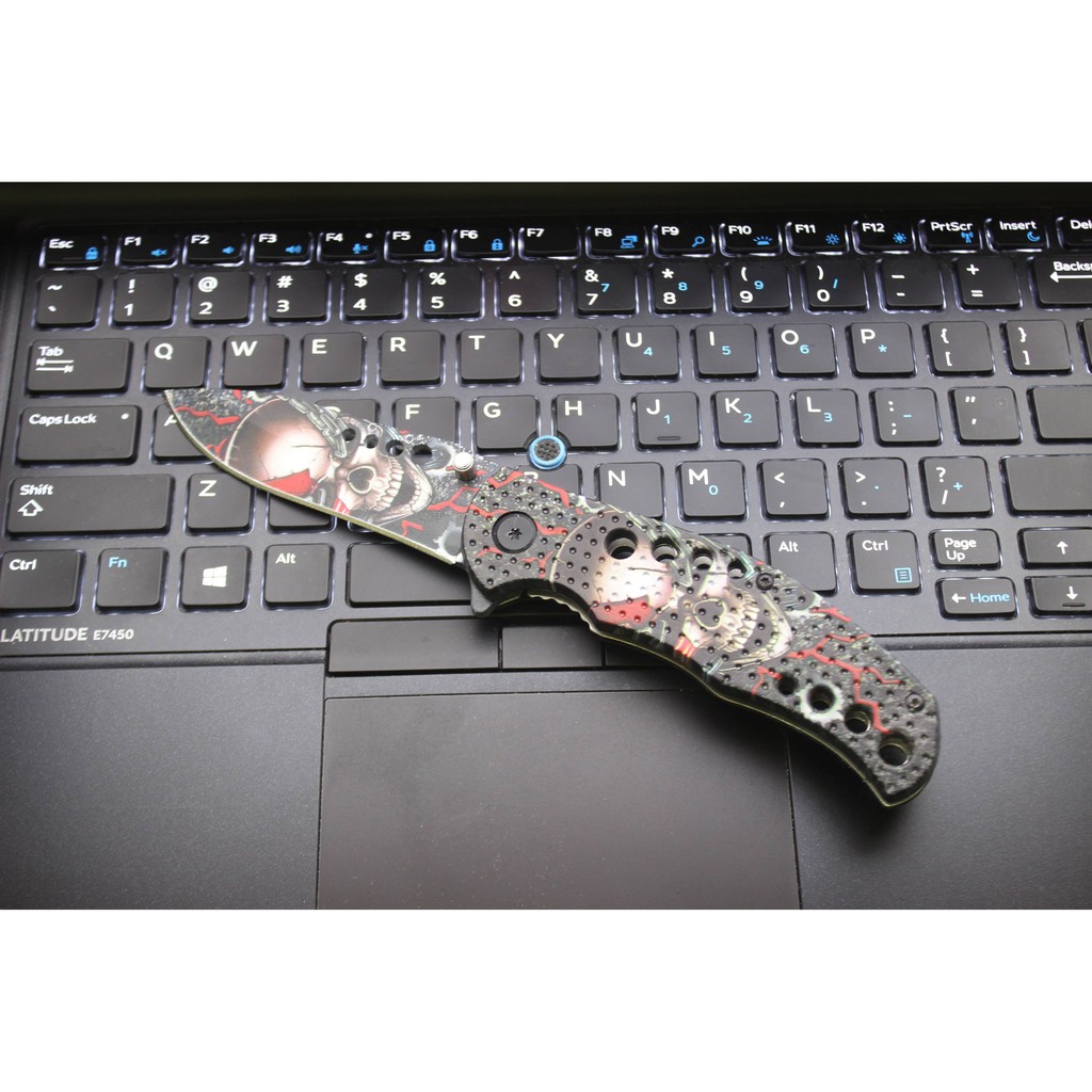 Dao phượt Skull 3D cao cấp siếu sắc nét
