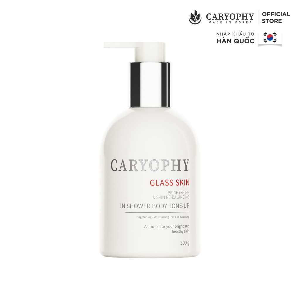 Kem dưỡng trắng da Body Caryophy Glass Skin 300gr