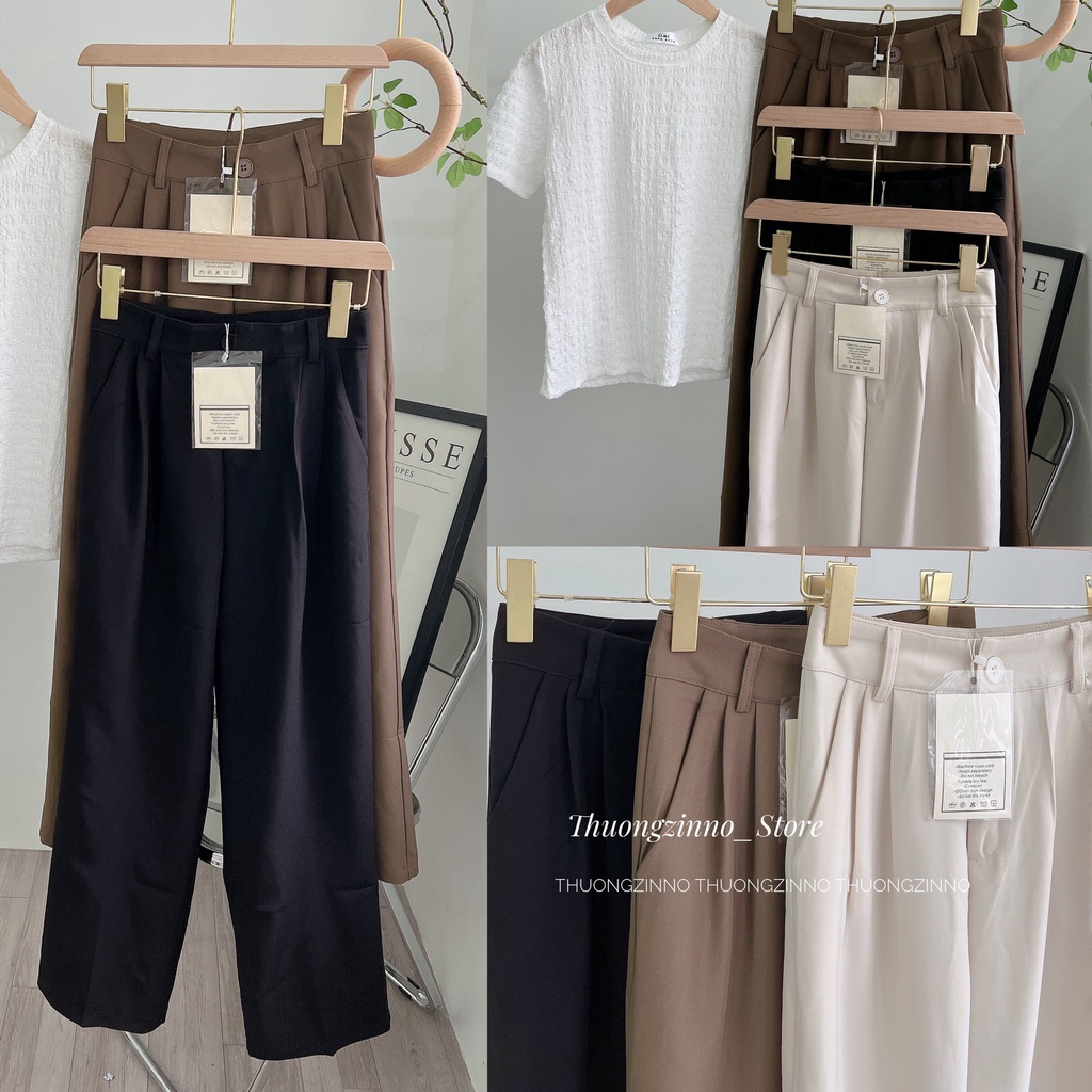 Quần ống rộng”LADY MODE” loại 1 chất lượng cao hàng Quảng Cháu Quần ống rộng chất mướt Hàn Quốc