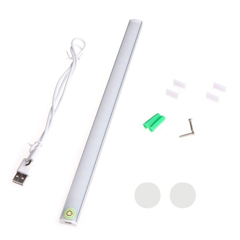 SEL Dimmable 30CM USB LED Touch Sensor Light Strip Cabinet Wardrobe Cupboard Lamp