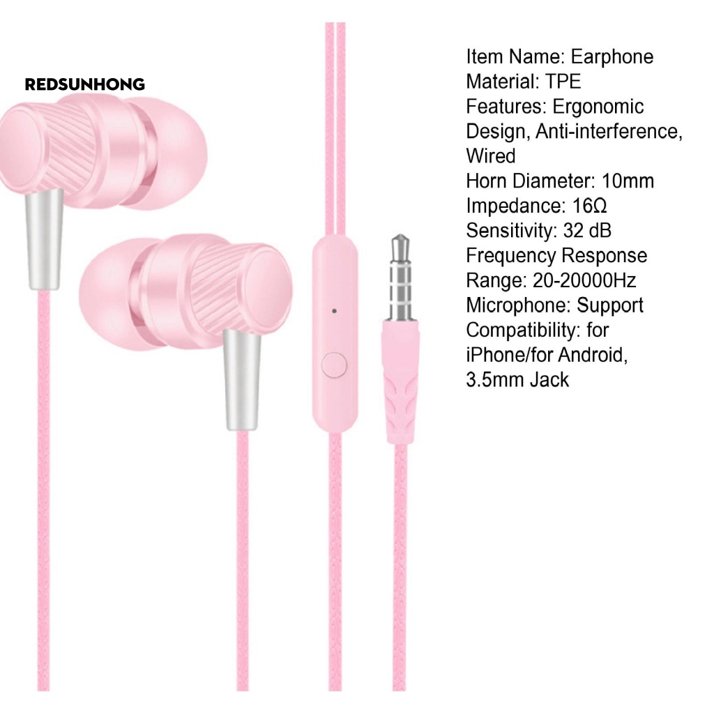 Tai Nghe Nhét Tai Có Dây Cách Âm Bass Nặng