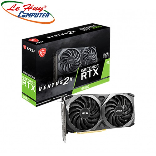 Card màn hình - VGA MSI GeForce RTX 3060 VENTUS 2X 12G OC