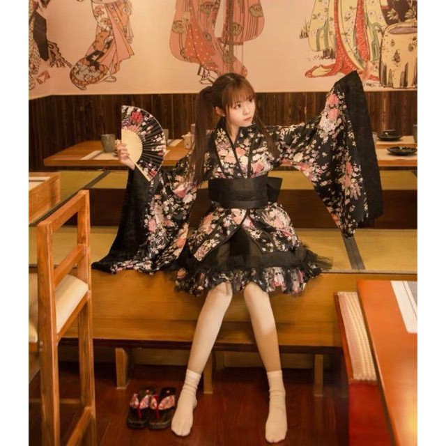 [Order]  Set kimono maid cosplay