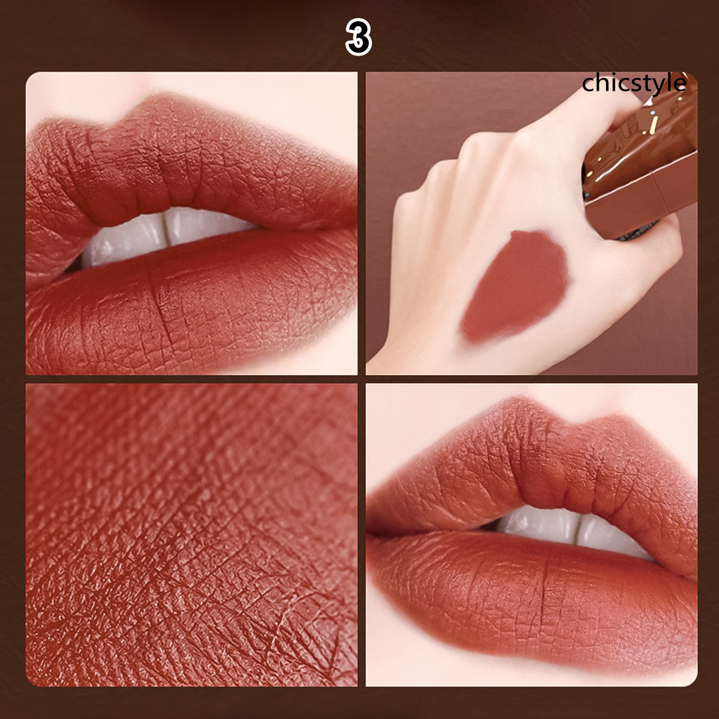 (Hàng Mới Về) Son Lì Chống Nước Lâu Phai Thiết Kế Vỏ Son Hình Thanh Socola Độc Đáo | BigBuy360 - bigbuy360.vn