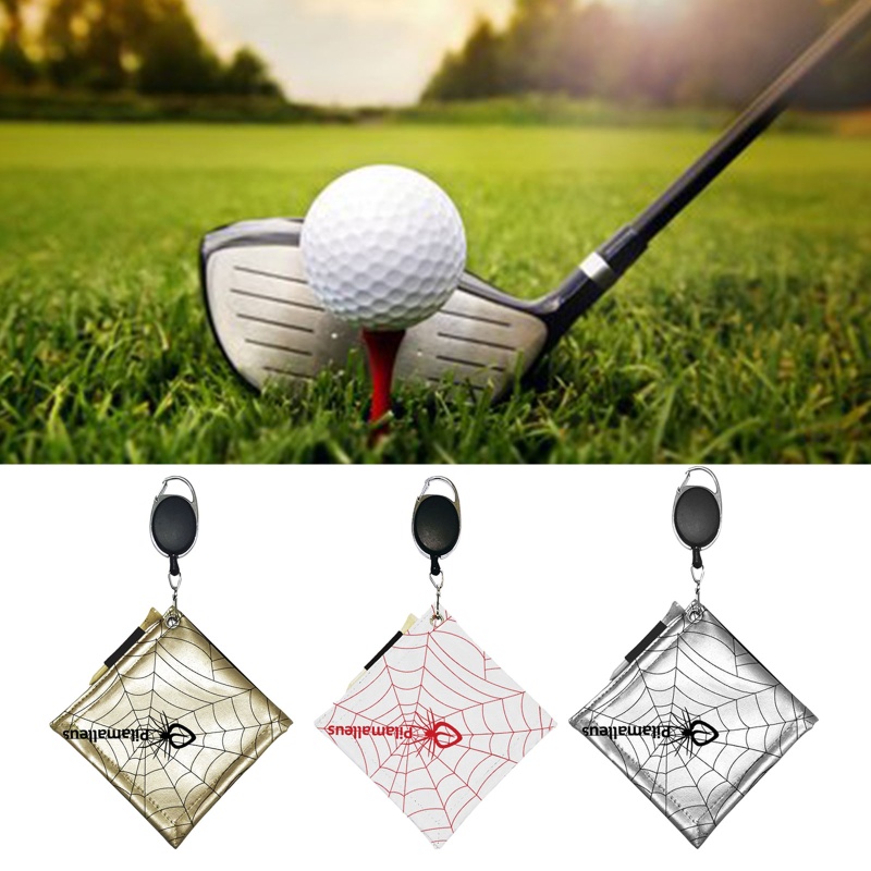 Khăn Lau Đầu Gậy Đánh Golf Mini Hình Vuông Chống Nắng