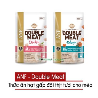 Thức ăn mèo anf double meat vị cá hồi + gà 1,4kg