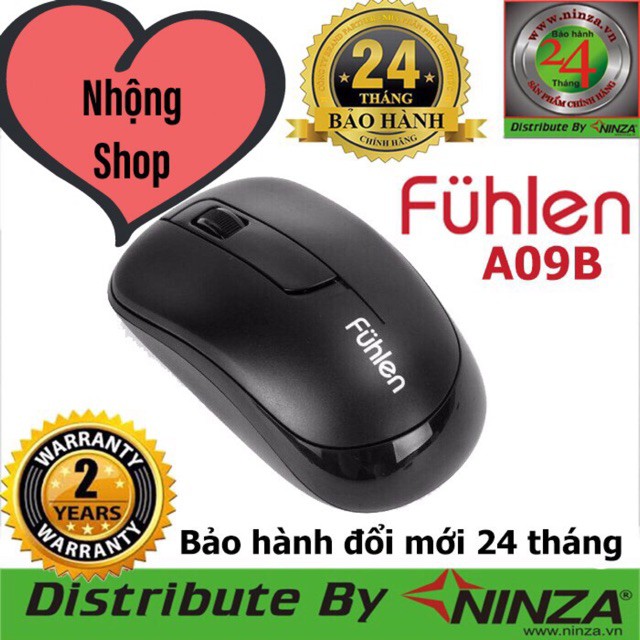 Chuột không dây Fuhlen A09b - Chính hãng Niza bảo hành 24 tháng