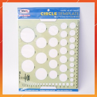⏩ thước vẽ hình tròn - hình elip winq | c-2004 / e-606