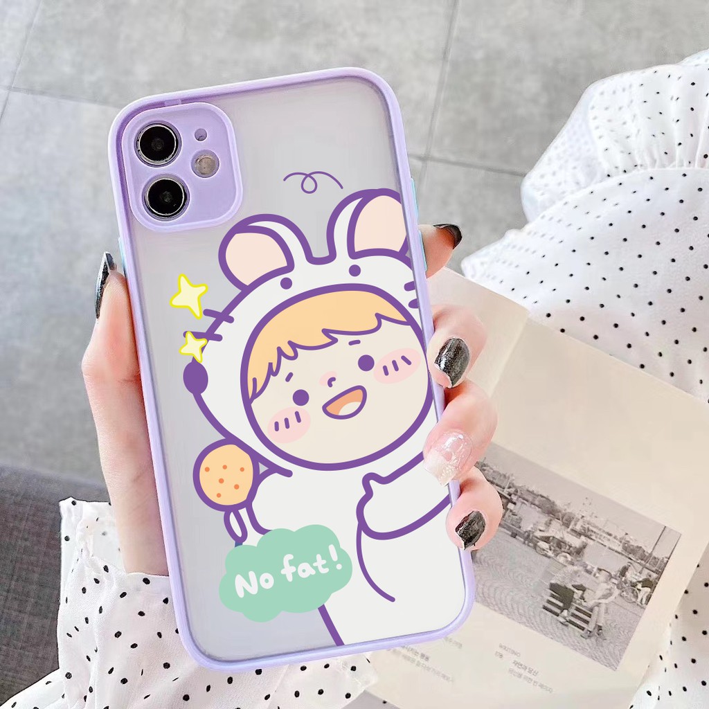 Ốp lưng iPhone 13/13 mini/13pro/7Plus/7/8/6/6 plus/6s/6splus/X/Xs/Xr/Xs Max/11/11 promax/12/12 promax nhám Roro Cosplay