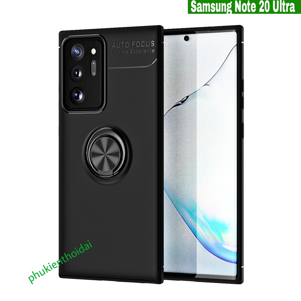 Ốp lưng Samsung Note 20 Ultra nhẫn Iring hiệu Auto Focus cao cấp