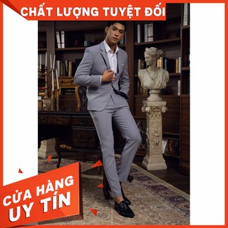 Bộ Vest Nam Ghi Sáng ️⛳𝗙𝗥𝗘𝗘𝗦𝗛𝗜𝗣️⛳ Vest Nam Hàn Quốc Công Sở Sale 70% - Galio Shop