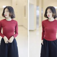 Áo croptop body tay dài AGE2X.