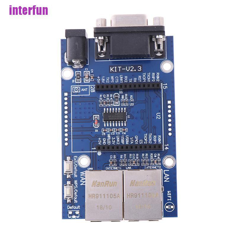 [Interfun1] Hlk-Rm04 Tcp Ip Ethernet Converter Module Serial Uart Rs232 To Wan Lan Wifi [Fun]