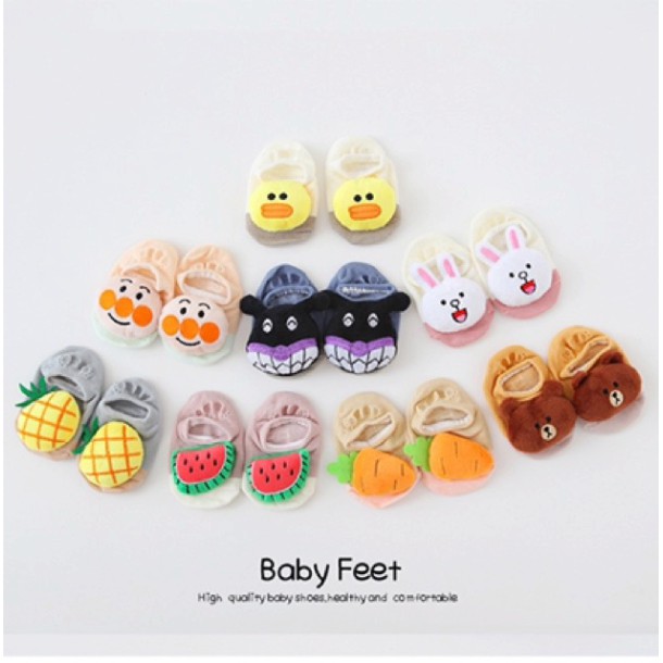 TẤT VỚ 3D HÌNH THÚ CHỐNG TRƯỢT ĐÁNG YÊU CHO BÉ TRAI BÉ GÁI  từ 0-2 tuổi ( hàng mới về ) không phân Size (TT2)