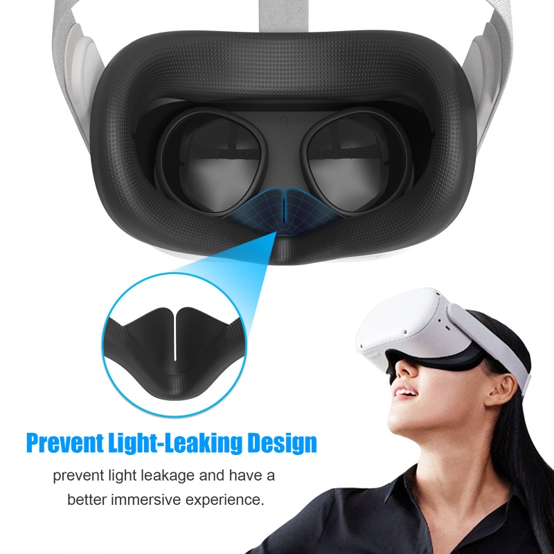 Vỏ bọc bảo vệ mắt bằng silicon mềm cho kính thực tế ảo Oculus Quest 2 VR