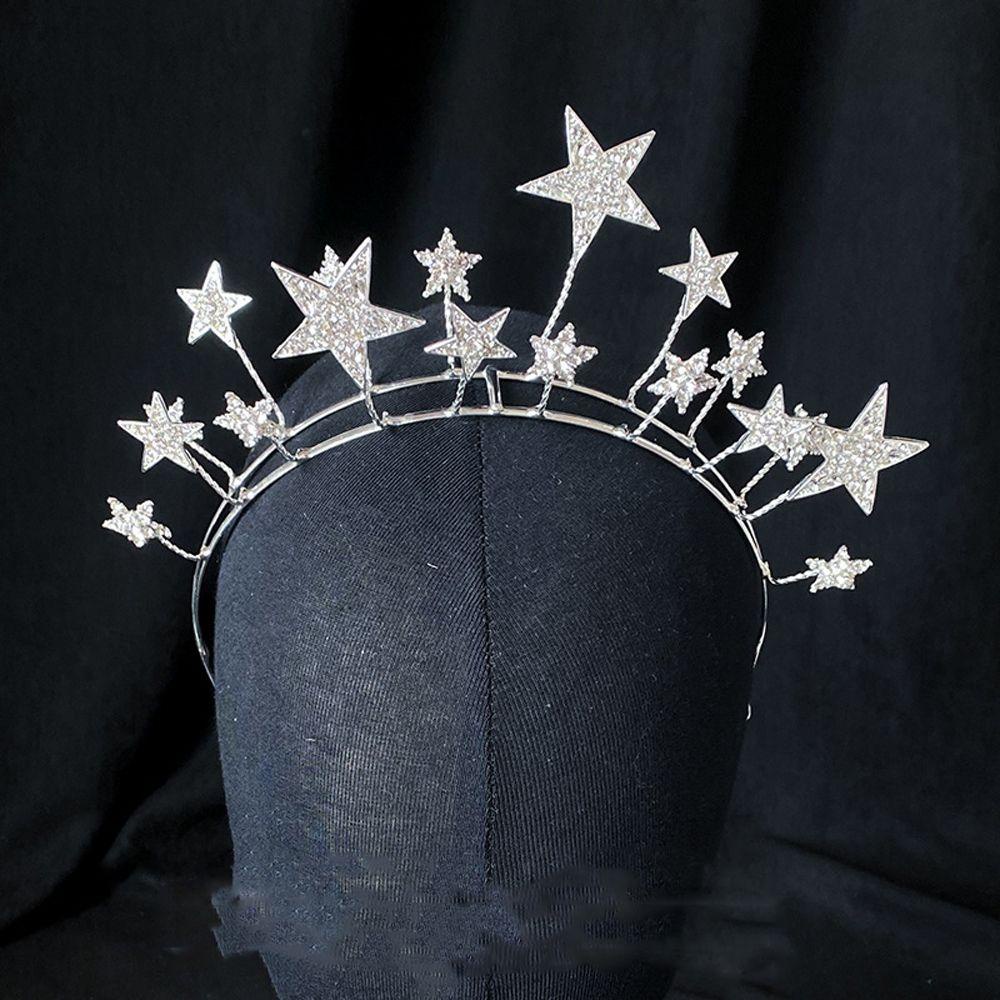 Vương Miện Cài Tóc Cô Dâu Kiểu Hàn Quốc Dễ Thương