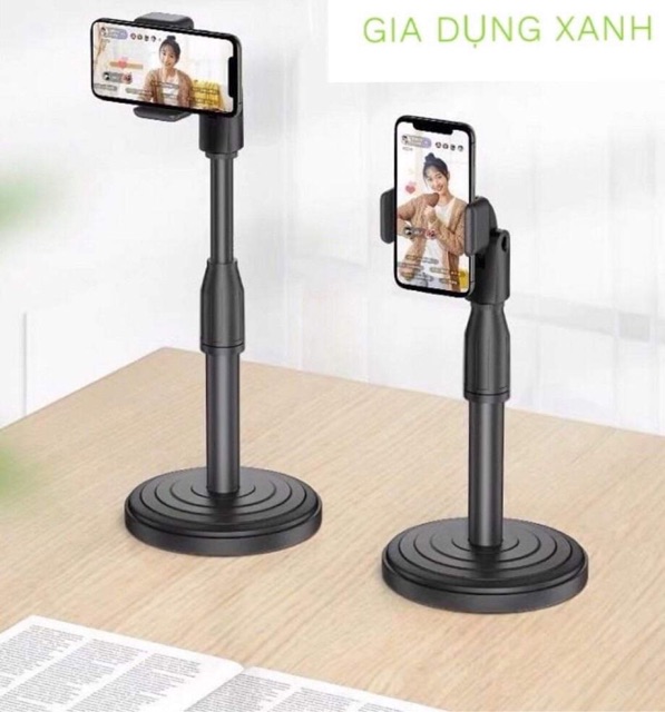 [ Sẵn Hàng ] Kệ Điện Thoại Xoay 360 Độ , Kéo Cao 40cm [ Sẵn Hàng ]