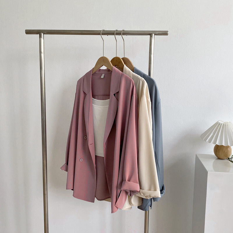 Áo Khoác Vest Form Rộng Thời Trang 2021 Cho Nữ