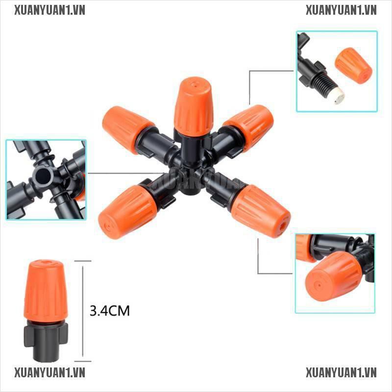 [XUANYUAN1] Vòi Phun Sương Tưới Vườn 5 Đầu 1 / 2 &quot;