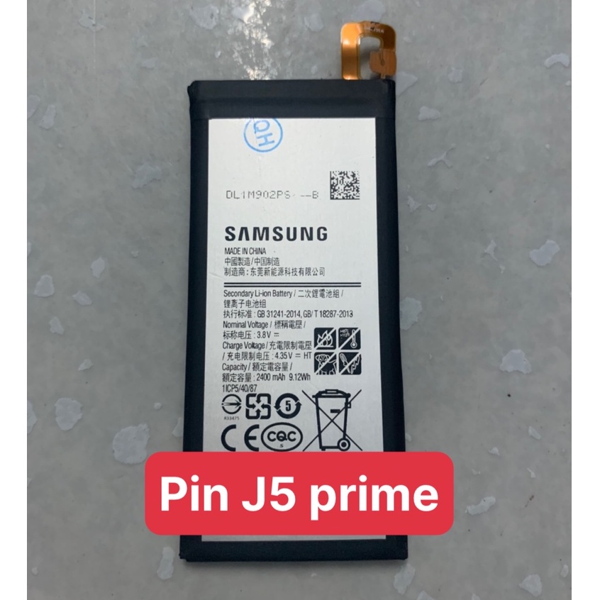 pin samsung J5 prime