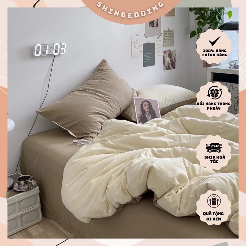 Set Bộ Vỏ Chăn Ga Gối Cotton Tc Basic Theo Phong Cách Mới (shinbedding) | BigBuy360 - bigbuy360.vn