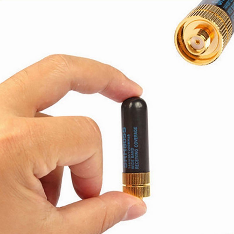 Ăng ten băng tần thép SRH805S 2.15dbi SMA-F thay thế cho bộ đàm Baofeng