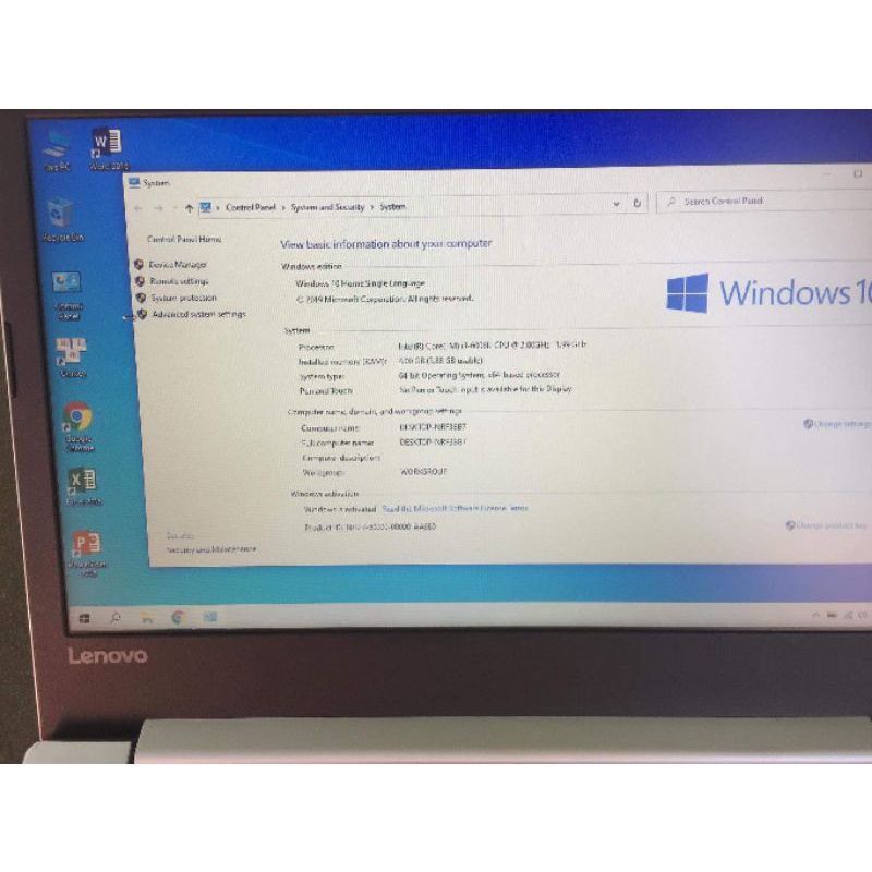 Laptop Lenovo Ideapad 320 14inh Core i3