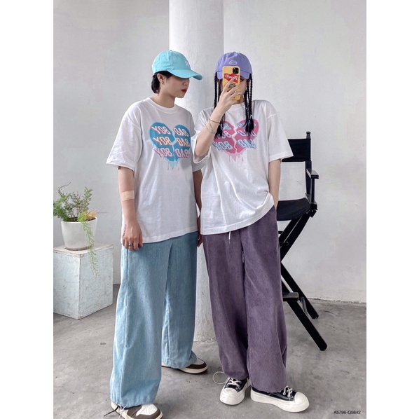Quần vải nữ, quần jogger nữ gấu dây rút Boom 5642
