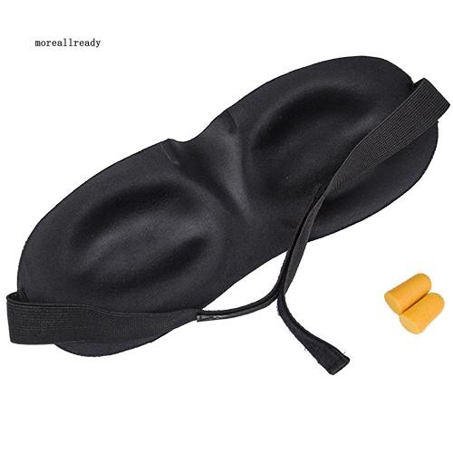 Set mặt nạ mắt ngủ + cặp nút bịt tai thoải mái tiện dụng khi đi du lịch