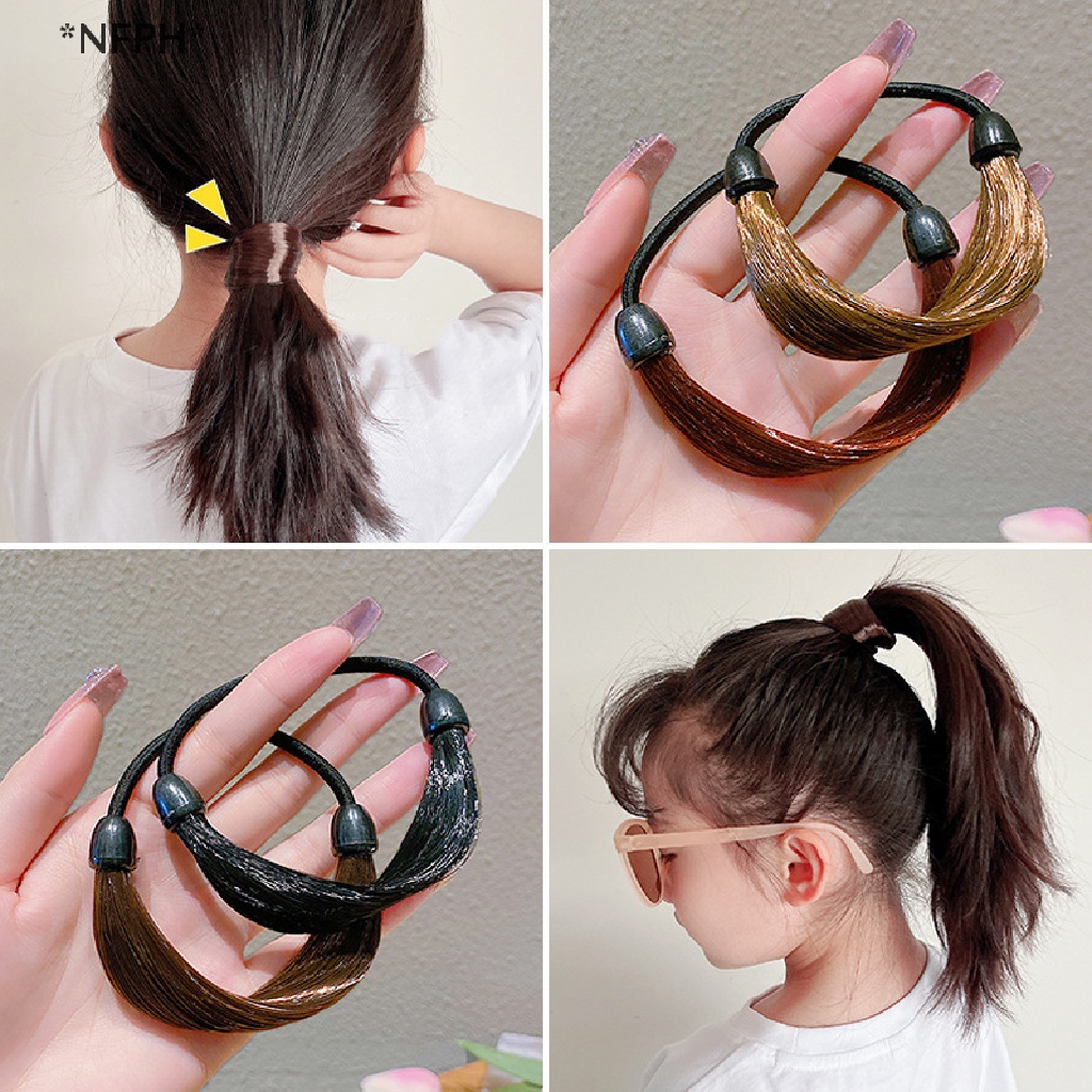 Dây Cột Tóc Giả Co Giãn Hình Tóc Giả Thời Trang