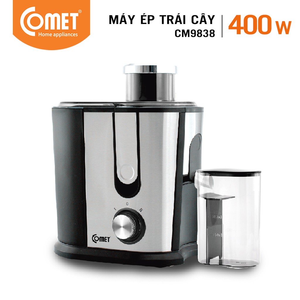 Máy Ép Trái Cây Comet CM9838 400W - Hàng Chính Hãng (Bảo Hành 12 Tháng)