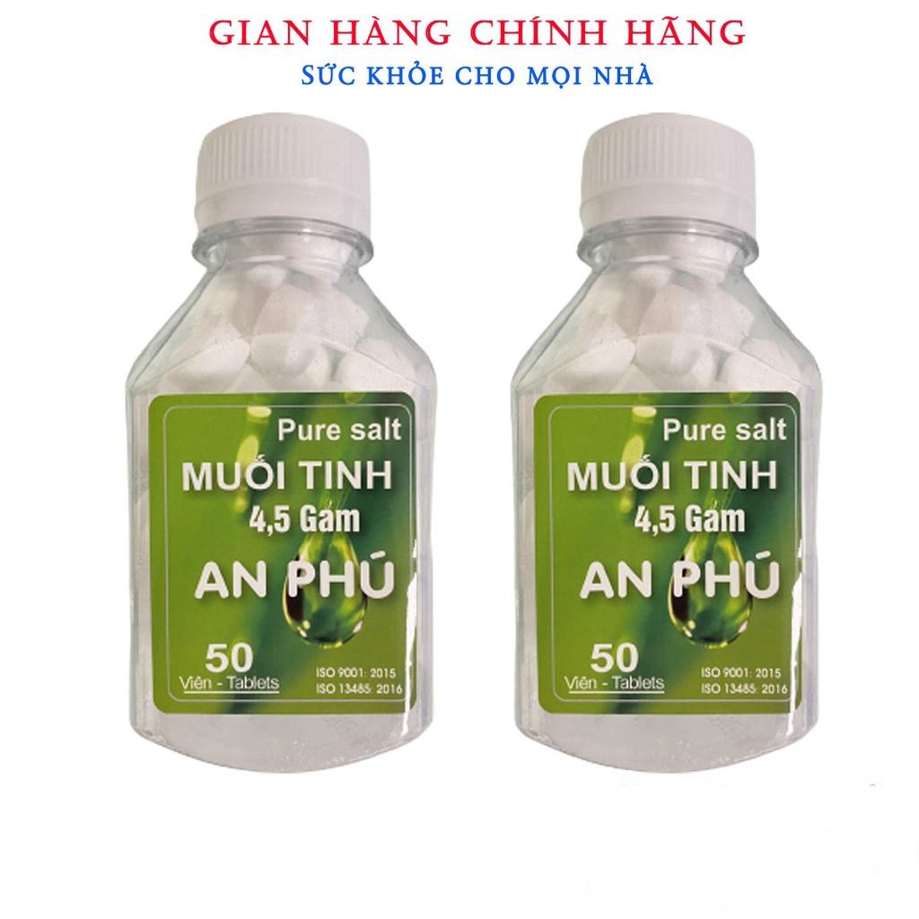 Viên muối tinh sinh lý tự pha NaCl 0,9% An Phú