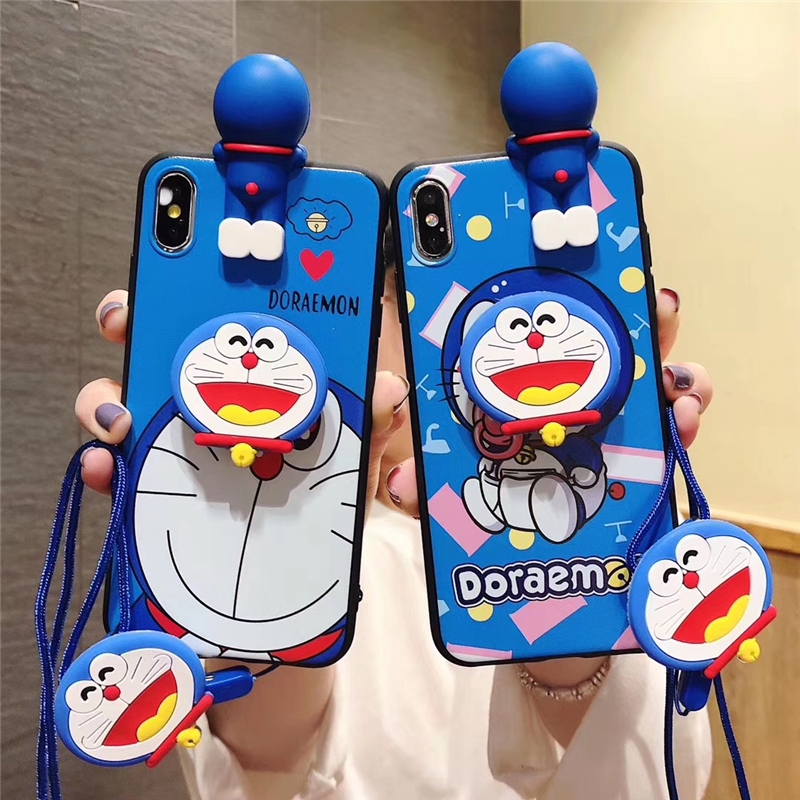 Ốp điện thoại silicon TPU in hình Doraemon cho OPPO A5 A9 A31 2020 A8 F11 Pro F9 A7 A5s A12 A3s A37 Neo 9
