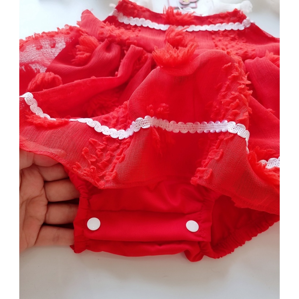 Body bé gái dễ thương 𝑻𝑨̣̆𝑵𝑮 𝑲𝑬̀𝑴 turbanSu Shop-Body thôi nôi-đầy tháng