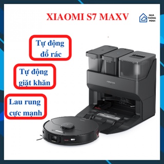 Robot hút bụi lau nhà roborock s7 maxv ultra - bản quốc tế , mới nhất 2022