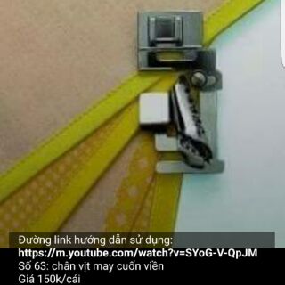 Chân Vịt may cuốn viền