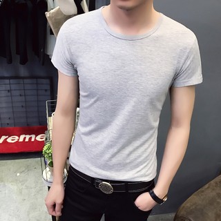 Áo thun cổ tròn ôm body cao cấp