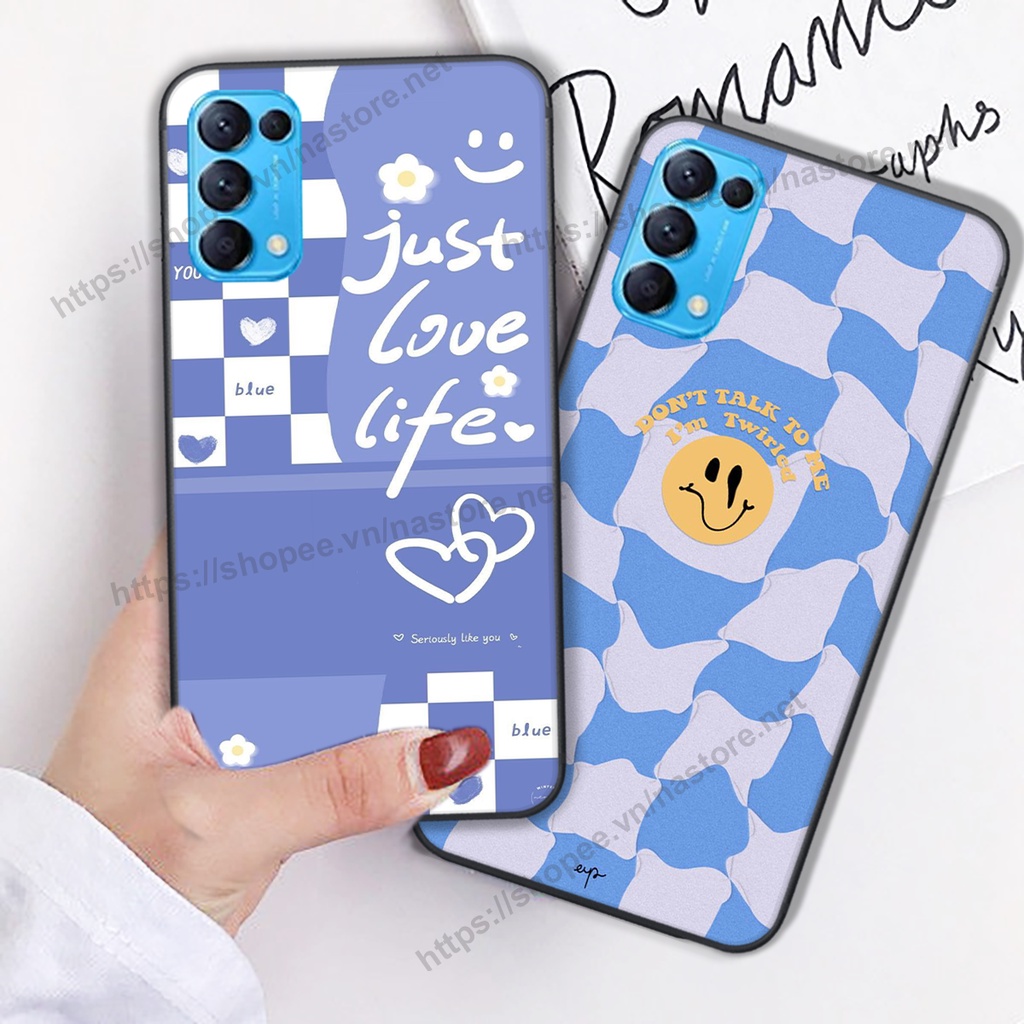 Ốp lưng Oppo Reno5 4G / Reno5 5G / Reno 5 trái tim hình gấu cute cá tính, giá rẻ, cực bền
