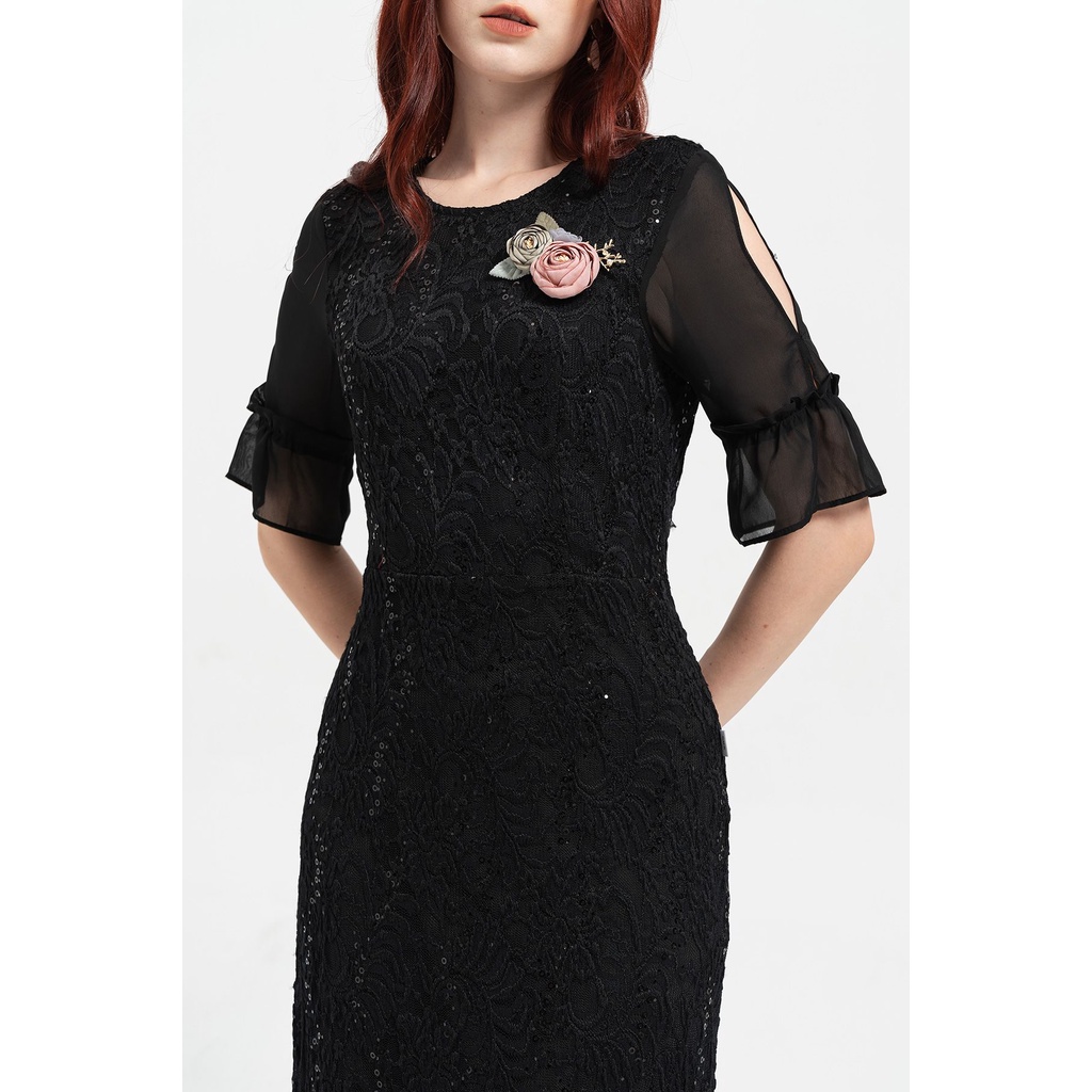 Đầm Dạ Hội SHE'S BACK Dáng Ôm Gấu Bèo S63I20Q038