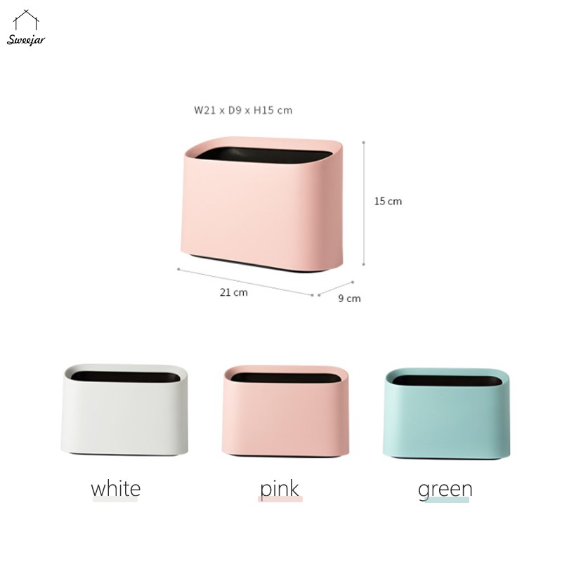 Thùng rác SWEEJAR cỡ nhỏ để bàn đa năng cho văn phòng/xe hơi