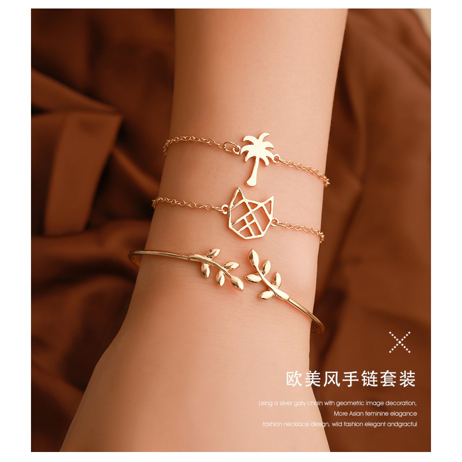 Set vòng tay thời trang phong cách năng động