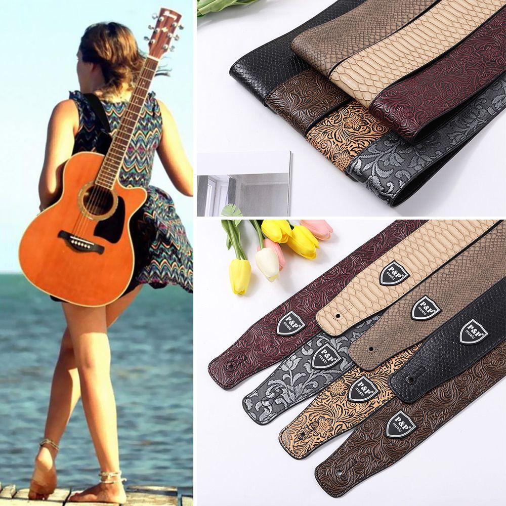 Dây Đeo Đàn Ghita Bản Rộng Có Thể Điều Chỉnh Cho Trẻ Em Và Người Lớn