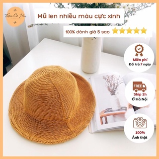 Mũ len Tiệm Cô Hìn chất liệu đẹp đội ấm dễ mix đồ ship 1h lỗi 1 đổi 1