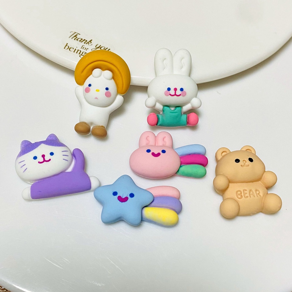 Miếng Dán Trang Trí Hình Cốc Nước Họa Tiết Hoạt Hình Dễ Thương DIY