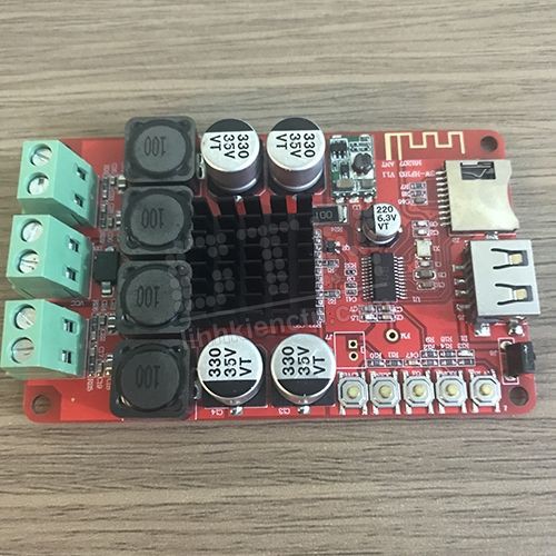 Mạch khuếch đại TPA3116 2x50W Remote Bluetooth USB Thẻ nhớ SANWU chính hãng