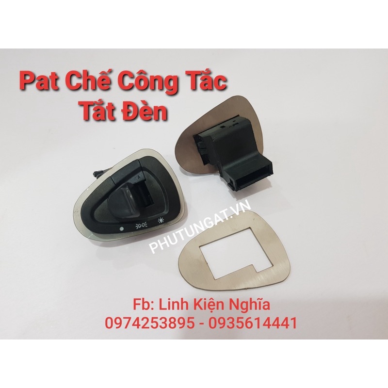 Pat Chế Công Tắc Tắt Đèn Chất Liệu Inox chống gỉ