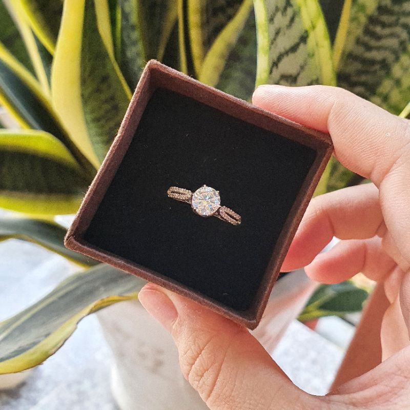 [THANH LÍ] Nhẫn bạc 925 đính đá PREMIUM DDREAMER sang trọng chuẩn