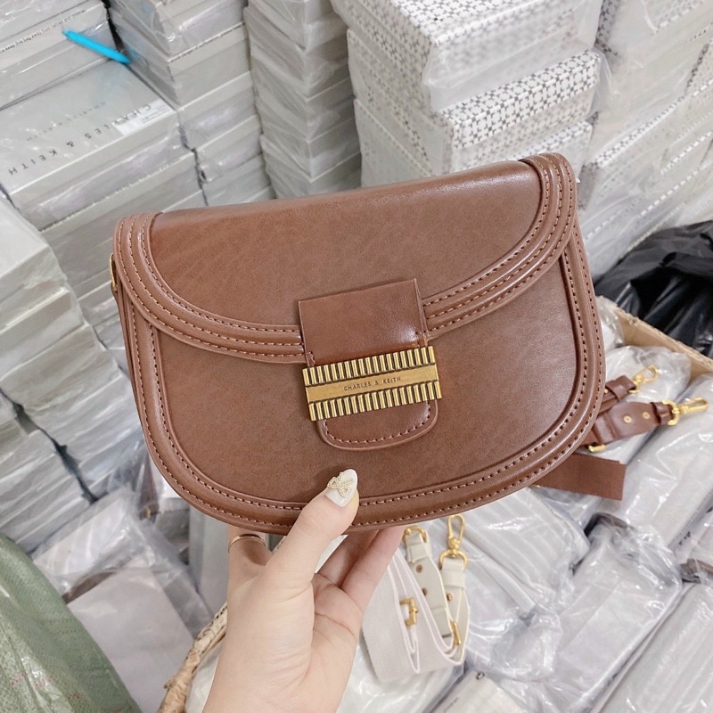 Túi xách đeo chéo nữ JanSi, túi đeo vai kẹp nách Basic bầu likeaut sz22