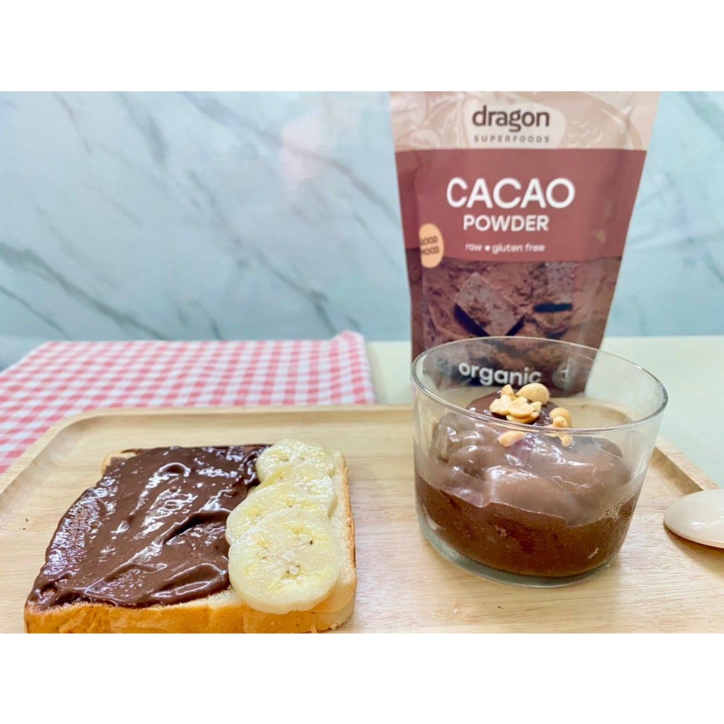 Bột Cacao hữu cơ nguyên chất Dragon SuperFoods