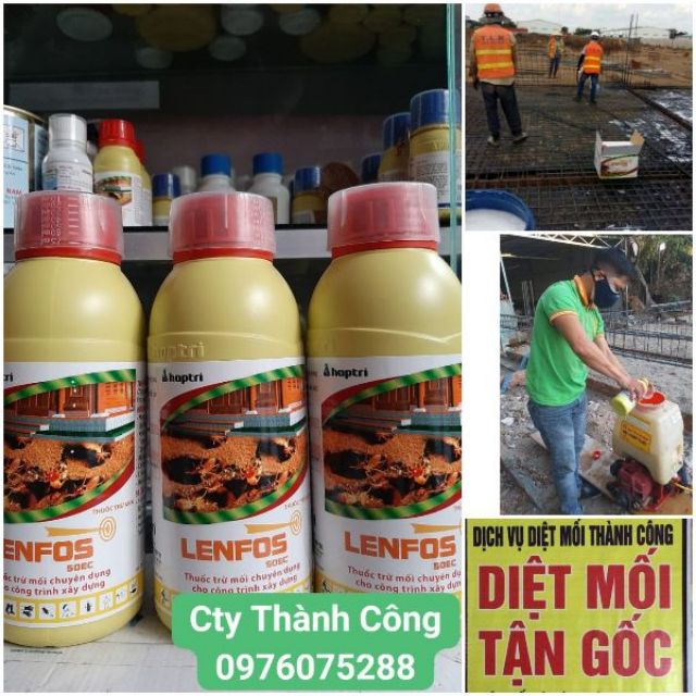 Thuốc chuyên chống mối cho các công trình xây dựng lớn Lenfos 50EC 1 lít [chính hãng]